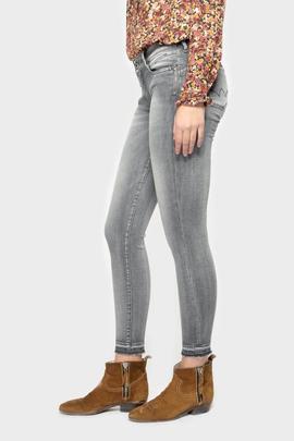 PANTALÓN VAQUERO JF PULP CAPRI 7/8 SLIM FIT FORLI GREY W5069