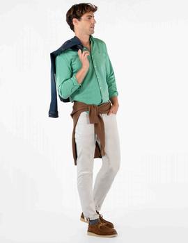 CAMISA GABARDINA VERDE