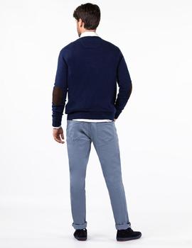 JERSEY PICO CODERAS ALGODÓN CASHMERE AZUL MARINO