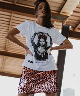 CAMISETA UNISEX CARLA BRUNI BLANCA