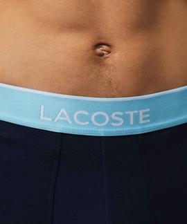 BOXERS 3 PACK TRUNK COTTON STRETCH AZUL MARINO