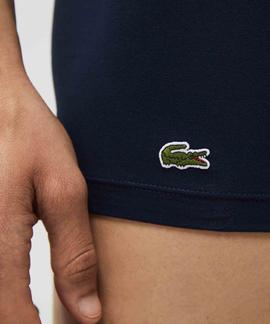 BOXERS 3 PACK TRUNK COTTON STRETCH AZUL MARINO