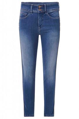 PANTALÓN VAQUERO SECRET SKINNY FIT HIGH RISE RIBETE LATERAL