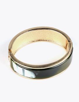 PULSERA COMBINADA TIPO ESCLAVA VERDE