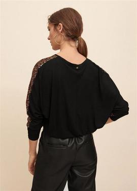 CAMISETA ANIMAL PRINT COMBINADA