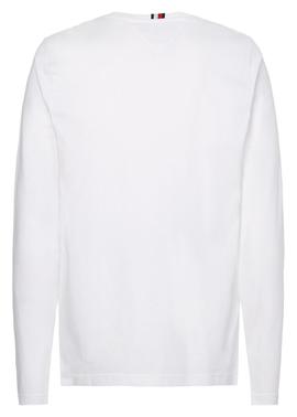 SLICED BAR LONG SLEEVE TEE WHITE