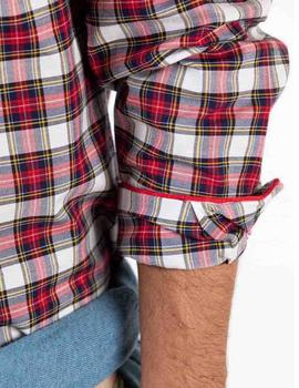 CAMISA BASKET WEAVE ROJOS