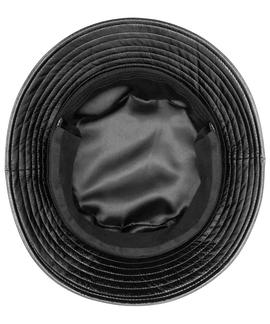 FUTURE BUCKET W/EARFLAPS BLACK CRINKLE