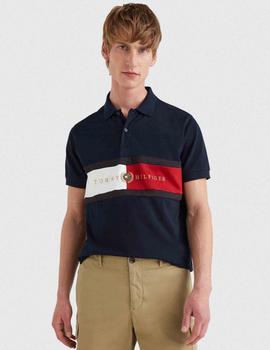 ICON CHEST FLAG REGULAR POLO DESERT SKY