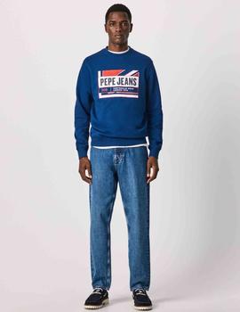 SUDADERA ESTAMPADA DEV AZUL