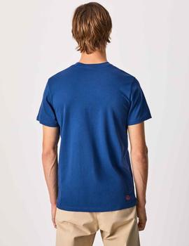 CAMISETA ESTAMPADO FOTO AINSLEY AZUL