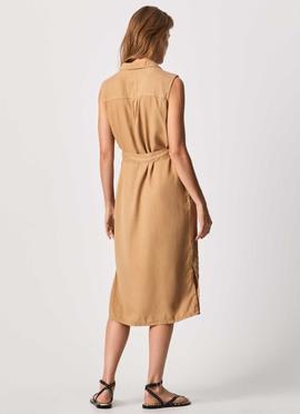 VESTIDO CAMISERO MAGGIE CAMEL
