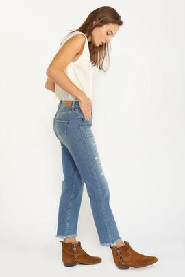 PANTALÓN VAQUERO PRICILIA CROPPED FIT DETROY BLUE Nº4