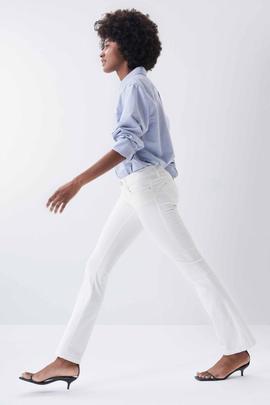 WONDER PUSH UP BOOTCUT EN DENIM BEIGE