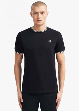 CAMISETA TWIN TIPPED M1588 795 NAVY / SNOW WHITE