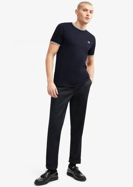 CAMISETA TWIN TIPPED M1588 795 NAVY / SNOW WHITE