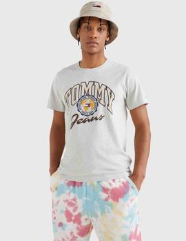 TJM BOLD COLLEGE GRAPHIC TEE SILVER GREY HEATHER
