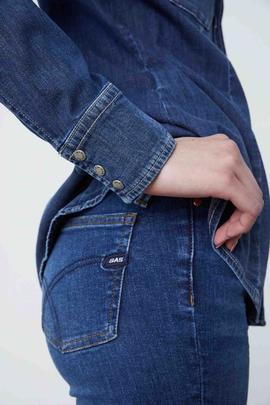 CAMISA VAQUERA GAS MARAH Z SLIM FIT W139 DENIM STRETCH