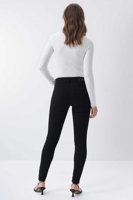 PANTALÓN VAQUERO SECRET SKINNY FIT HIGH RISE TRUE BLACK