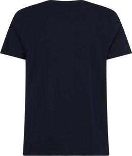 CAMISETA CON LOGOTIPO GRÁFICO DE CAMUFLAJE AZUL MARINO