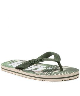 CHANCLAS DIXON POSTER CON ESTAMPADO TROPICAL
