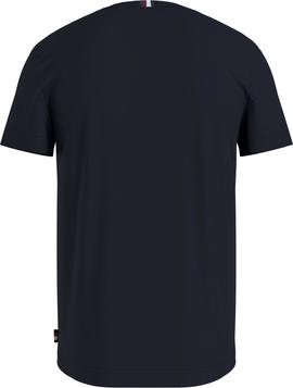 CAMISETA ICONS CON LOGO BORDADO AZUL MARINO