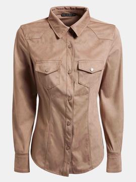 CAMISA DAISY DE EFECTO ANTE ROSA