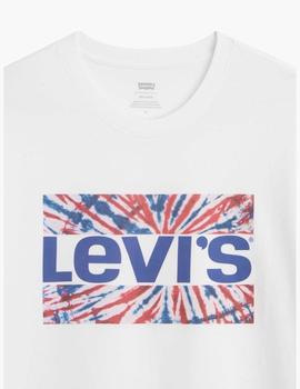 CAMISETA LEVI’S® RELAXED FIT TIE DYE SW WHITE
