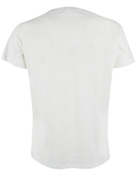 CAMISETA DE HOMBRE ESTAMPADA BLANCA
