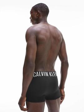 BOXER TRUNK MEDIUM RISE 2 PACK INTENSE POWER NEGRO Y CELESTE