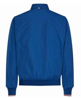 NYLON HARRINGTON BOMBER BLUE QUARTZ