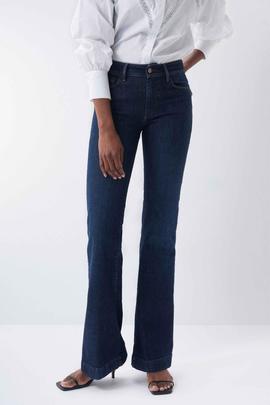 PANTALÓN VAQUERO DESTINY FLARE EN DENIM AZUL ÍNDIGO