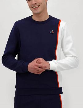 SUDADERA DE HOMBRE SAISON 1 AZUL MARINO Y BLANCA