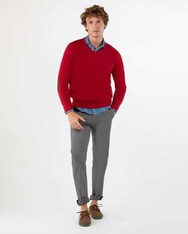 JERSEY CUELLO PICO CODERAS BURDEOS