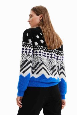JERSEY COLORADO CON ESTAMPADO MULTIPLE