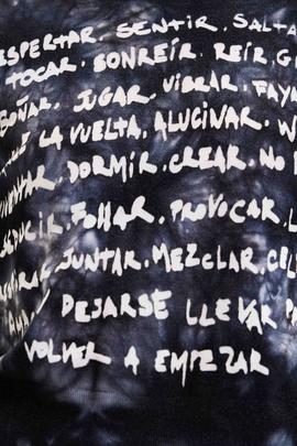 JERSEY I WONDER TIE-DYE MANIFESTO NEGRO