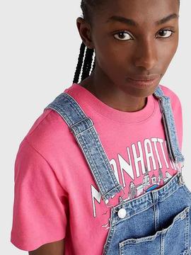 PICHY VAQUERO DUNGAREE DRESS CF6132 EN DENIM AZUL DEGRADÉ