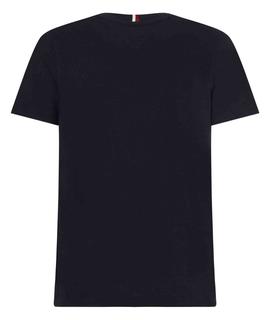 CAMISETA REGULAR FIT TH MONOGRAM AZUL MARINO