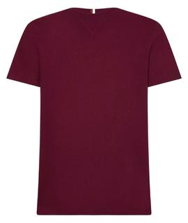 CAMISETA REGULAR FIT TH MONOGRAM GRANATE