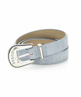 DENIM LEATHER BELT DENIM