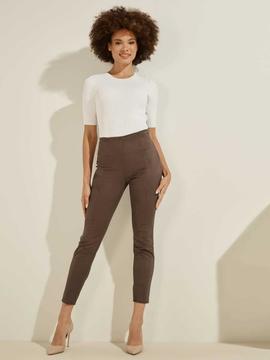 PANTALÓN LEGGING MAYA DE EFECTO ANTE MARRÓN