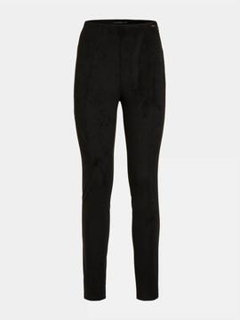 PANTALÓN LEGGING MAYA DE EFECTO ANTE NEGRO