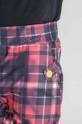 PANTALÓN JOGGER CAMDEM TARTAN ROJO