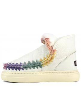 BOTÍN ESKIMO SNEAKER BOLD NUBUCK TRUE WHITE RAINBOW