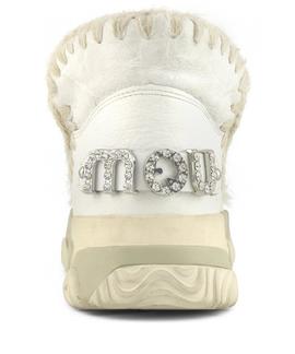BOTA ESKIMO TRAINER LOGO RHINESTONE WAXI WHITE