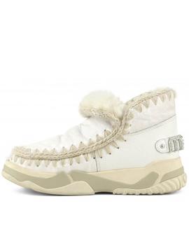 BOTA ESKIMO TRAINER LOGO RHINESTONE WAXI WHITE