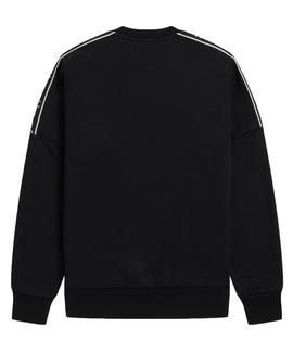 SUDADERA POLAR TAPED SLEEVE NEGRA