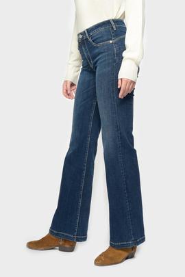 PANTALÓN VAQUERO JF PULP FLARE HIGH RISE W5043 BLUE DENIM