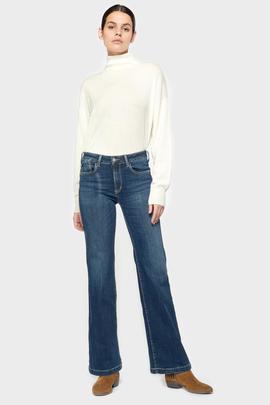PANTALÓN VAQUERO JF PULP FLARE HIGH RISE W5043 BLUE DENIM