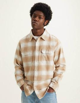 SOBRECAMISA JACKSON WORKER RELAXED FIT TYRONE ICED COFFE